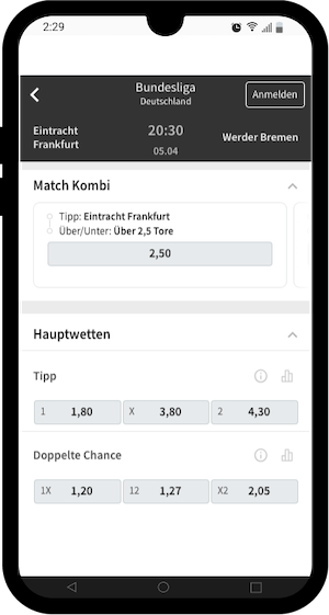 Doppelte Chance Tipico - Wetten und Erklärung