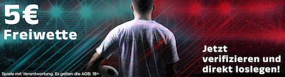 5€ Verifizierungsfreebet von Intertops