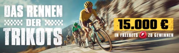 Bis zu 15.000€ in Freebets warten beim Winamax Rennen der Trikots