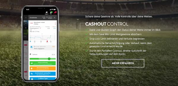 Volle Transparenz bei NEO.bet mit Cashout Control
