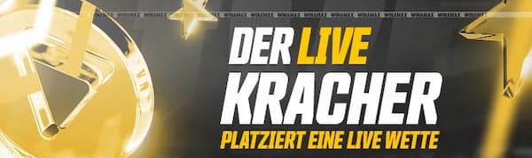 Platziere Live Torschützenwetten und sichere dir bis zu 30€ beim Winamax Live Kracher!